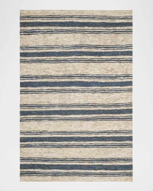 Cliff Stripe Hand-Knotted Rug, 9' x 12'